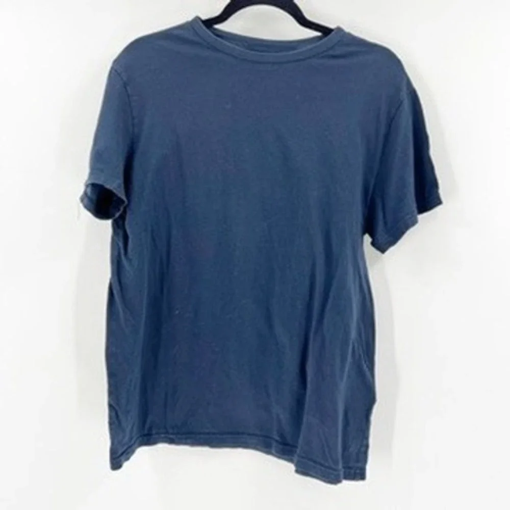 H&M Regular Fit T Shirt Womens Top Short Sleeve Casual Basic‎ Blue